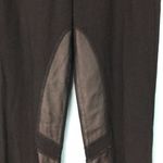 Theory  Faux Leather Moto Black Leggings Size Small Photo 2