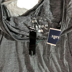 Poof! NWT Poof Black‎ and White / Striped Tank Top Size Medium Photo 1