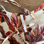 Free People hot tropics front tie floral cropped jumpsuit Photo 4