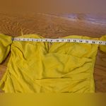 Lulumari LulúMari Off the shoulder puff sleeve mustard yellow top size L Photo 5
