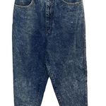 Bonjour Acid Wash High Rise Tapered Leg Jeans Size 10 Vintge Made in USA Grunge Photo 0