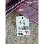 Victoria's Secret Pink Crinkle Tote Crackle Peace Weekender NWT 2008 Metallic VS Photo 3