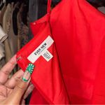 Forever New Ever New Melbourne Red Corset Style Flounce Hem Mini Linen Blend Dress Womens 2 Photo 10