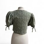 Free People  Green Tie Top Photo 3