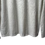 Vera Wang Simply Vera Women's Ivory Long Sleeve Shirt Size M Photo 9