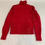 Loft Knit Pattern Sweater With Button Detail Photo 3
