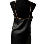 Black and Animal Print Cheetah Slip Dress Size Large Photo 1