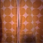 Boden Pink and Orange Polka Dot zip up sweatshirt large Photo 1