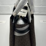 Michael Kors reed satchel small belted purse handbag Brown/Black Photo 4