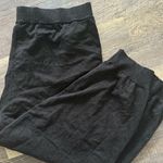 Ryegrass Womens Black Jogger With Pockets Pants Glitter Metallic Size 2X Photo 0