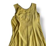 Costume National Ecru Yellow Ruffled Italian Silk Mini Dress Size EUR 48‎ Photo 5