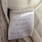 VRG GRL Cream Lace Up Smocked Sleeveless Bustier Corset Crop Tank Top Size 10 Photo 3