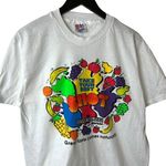 Urban Outfitters Vintage 90s Hiram Walker Liquers t T Shirt White Large L USA Single Stitch Solid Photo 0