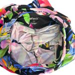 IBKUL Womens Rio Print aux Wrap Golf Skort Tropical Print Black Size L Vacation Size L Photo 3