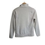 Eddie Bauer  Women's Fleece Pullover XS 1/4 Zip Collar‎ Oatmeal Beige Pockets Photo 1