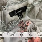 Lulus NWOT  Verona Light Blue Floral Print Off-the-Shoulder Lace Dress Photo 7