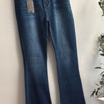 SheIn Dark Blue Flare Jeans Photo 0