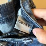 GRACE IN LA Grace Blue Ankle Cropped Jeans Photo 6