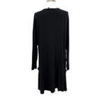 Betabrand Sweatshirt Travel Dress Long Sleeve Jersey Modal Silk Black Size XL Photo 8