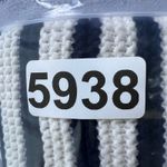 Talbots  Women's Striped Cotton Sweater Large Large Navy Blue White Long‎ Sleeve Photo 8