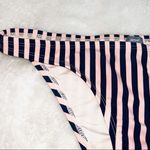 Aerie NWT Light Pink & Navy Blue Striped Cheeky Bikini Bottoms Photo 2