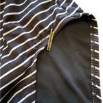 Vince Camuto  Off-Shoulder Striped One Piece - Black and White Photo 3