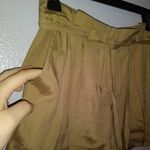 Trina Turk  Los Angeles tan silk lightweight summer shorts Photo 3