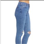 Topshop  Moto High Rise Ankle Length Distressed Knees Skinny Jeans Size 26 Waist Photo 2