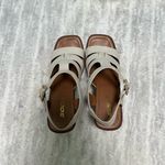 Soda Shoes Soda Tan and Brown Chunky Heel Sandals Size 7 Photo 3