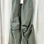 superdown Pull On Drawstring Parachute Wide Leg Pants Olive Green Gray Women XS Photo 0