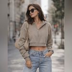 We Wore What  Half zip hoodie Photo 1