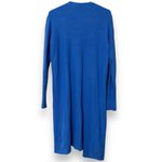 Tea N Rose  women's size small vibrant blue long duster cardigan with pockets Photo 6