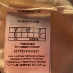 Guess Cream 3 Front Button Pullover Short Sleeve Sheer Blouse Longer in Back S Photo 6