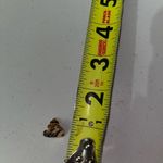 💙 Vintage Avon Patriotic Heart Shaped Brooch Pin Tie Tack Gold Photo 1