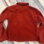 True Grit Vintage  Bear Embroidered Red Fleece Jacket Photo 2