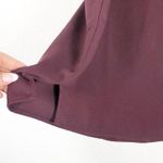 ALLSAINTS Jay Pleated Mini Dress XS Bordeaux Red Semi Sheer Casual Sleeveless Photo 10