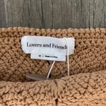 Lovers + Friends  Equator Crochet Halter Dress in Tan Photo 5