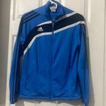 Adidas ClimaCool 365 Full Zip Warm Up Jacket Women’s Size Small Sky Blue Color Photo 0