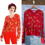 Wildfox Pizza Sweatshirt size medium Photo 0