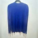 Michael Kors  V neck Lace-Up Grommet Knit Sweater Pullover *BLUE* Size XL Photo 4