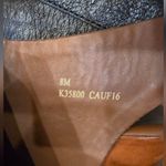 Kork-Ease  Berit Black Leather Tan Wedge Sandals Size 8M Photo 6