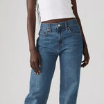 Levi's  Straight Leg Blue Jeans Photo 0