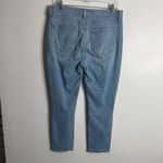 L'Agence L’agence El Matador Slim High Rise Jean Skyfall Size 30 Ripped Raw Hem Stretch Photo 2