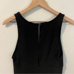 Free People  Black Strappy V-Neck Sleeveless Fit‎ & Flare Dress Size S Photo 3