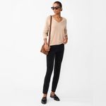 J. McLaughlin Black Velvet ‘Watson’ Jeans, Size 6 Photo 5