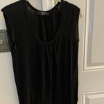 🔵 Women’s Black sleeveless tunic top size Small Photo 2