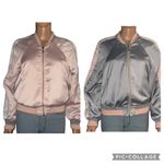 Bebe Vintage Y2K Reversible Satin Bomber Jacket Photo 7