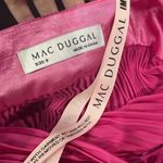 Mac Duggal New! 49837 One Shoulder Pleated Charmeuse Gown with Slit sz 8 $398 Photo 9