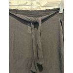 Kona Sol  Black  Leisure Swim Beach Cover Up Tie Front Slit Legs Pants Size Large Photo 3