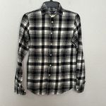 Ralph Lauren Polo Black/White Plaid Flannel Button Down Size Small Photo 4
